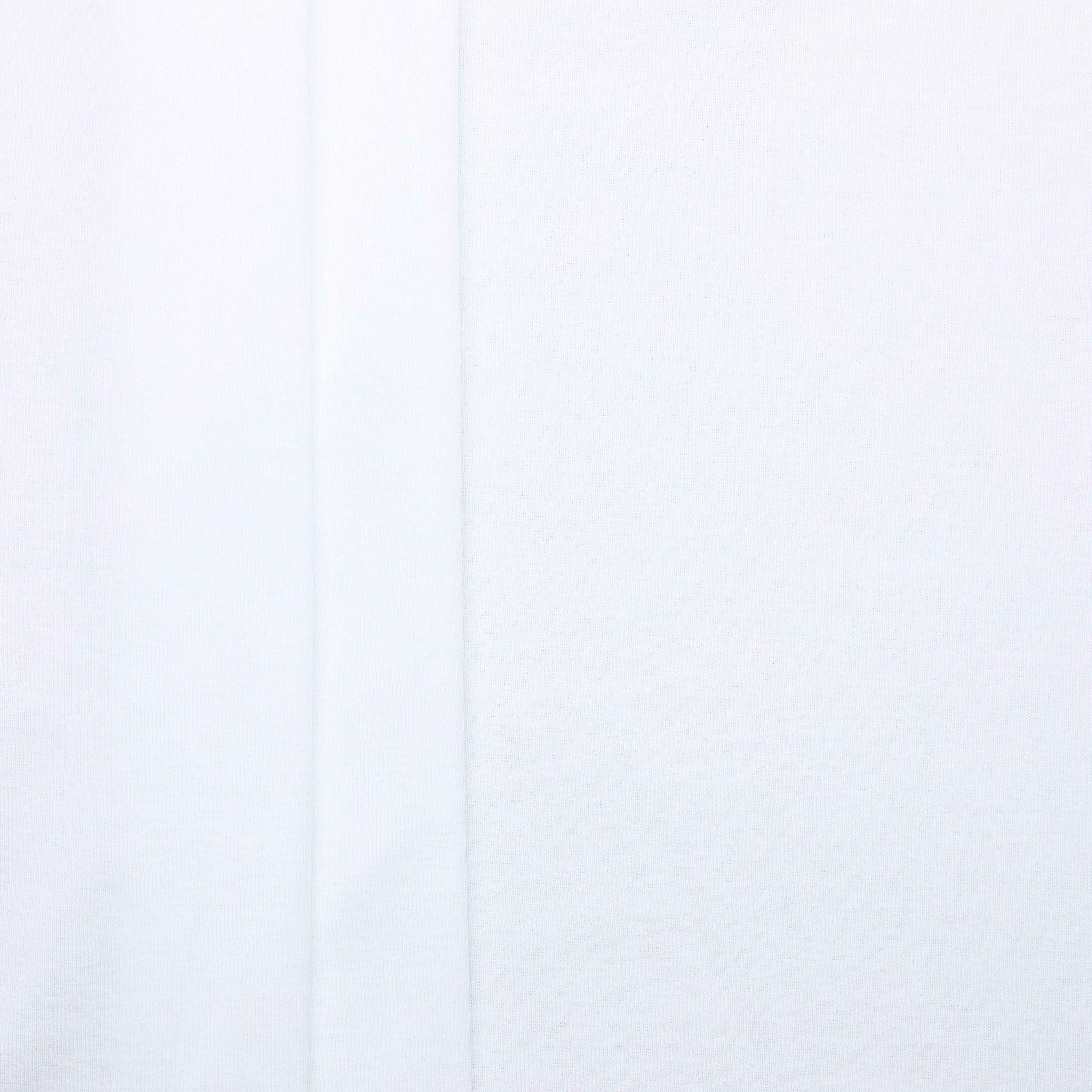 100% Organic Cotton 1x1 Circular Rib - White