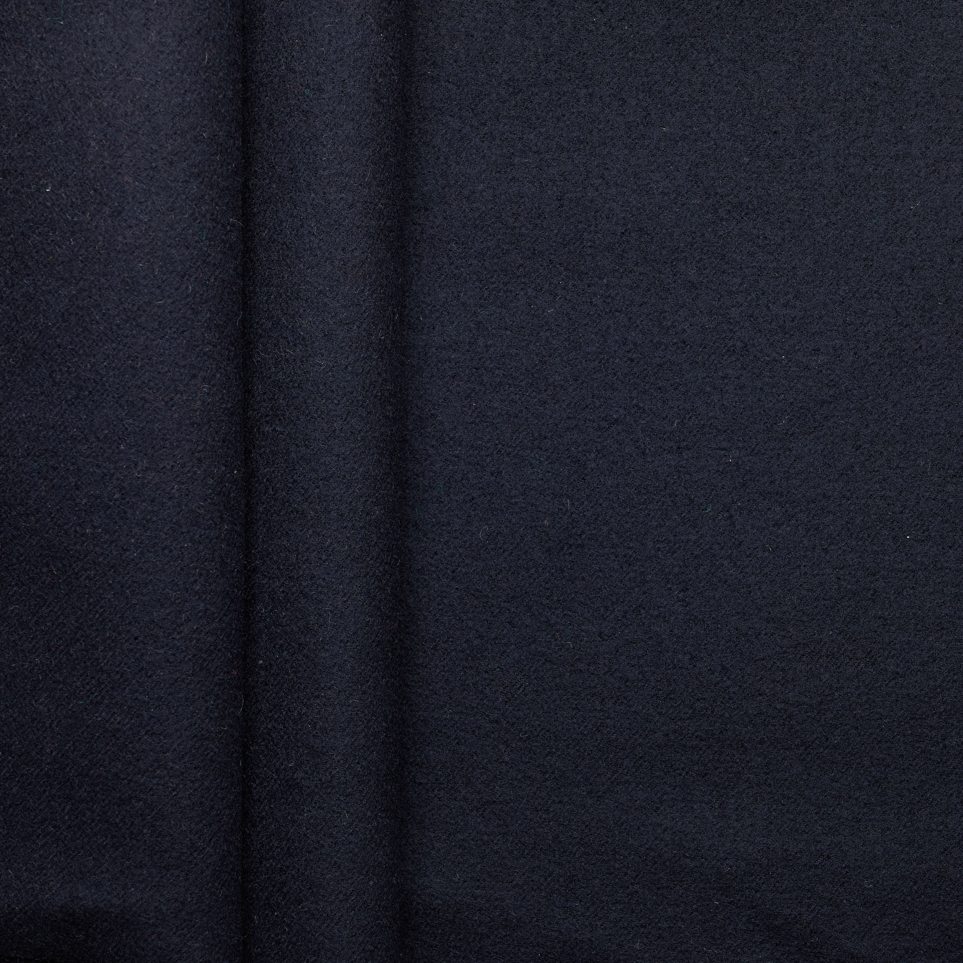 100% Wool Coating - Midnight Indigo