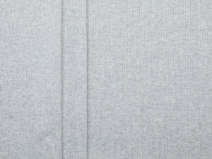 2x1 Cotton Elastane Rib - Grey Marle