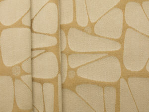 Sustainable Pebbles Upholstery Jacquard - 'Shiny Beige'