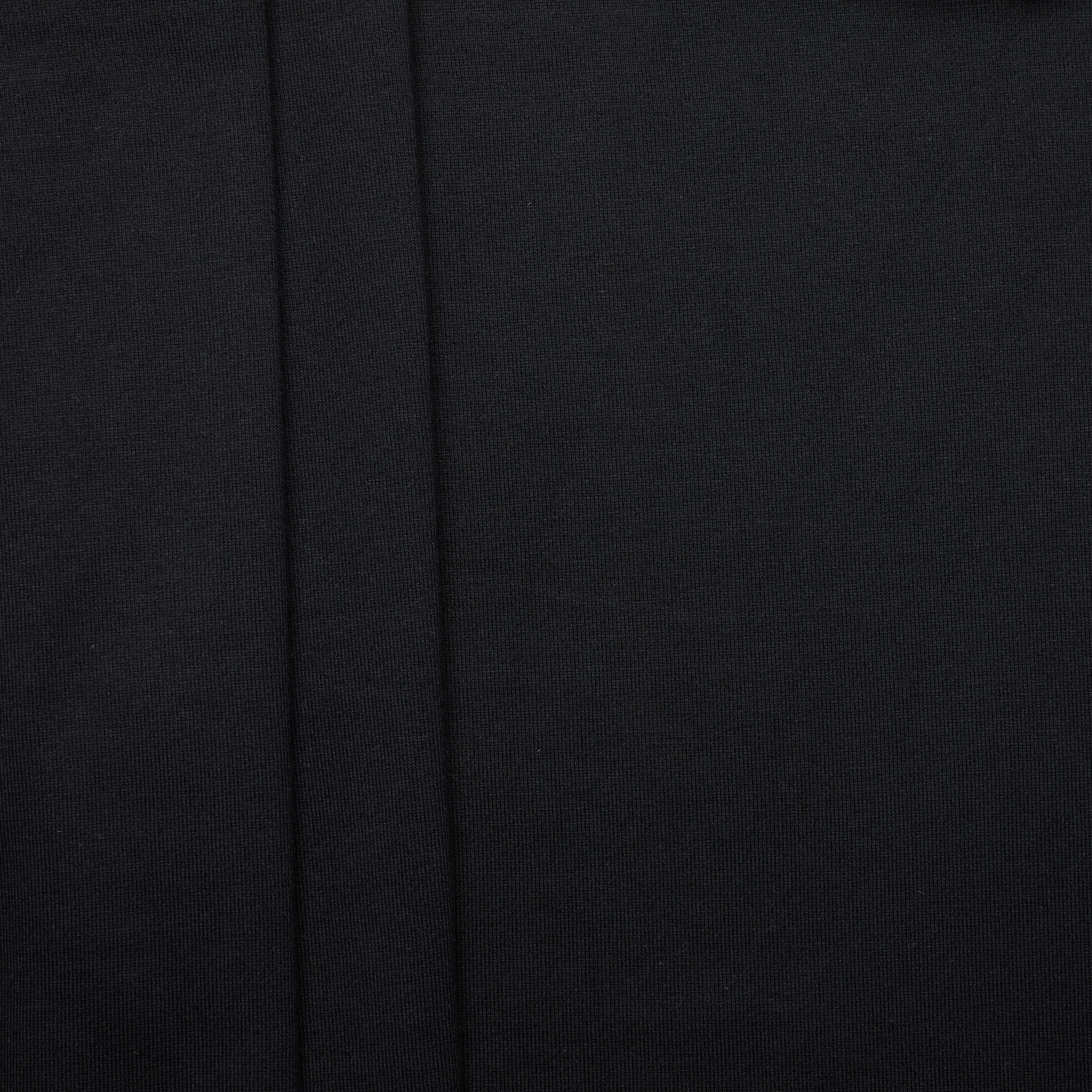 100% Cotton Heavy T-Shirt Jersey - Black 1