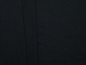 100% Merino 1x1 Rib - Black