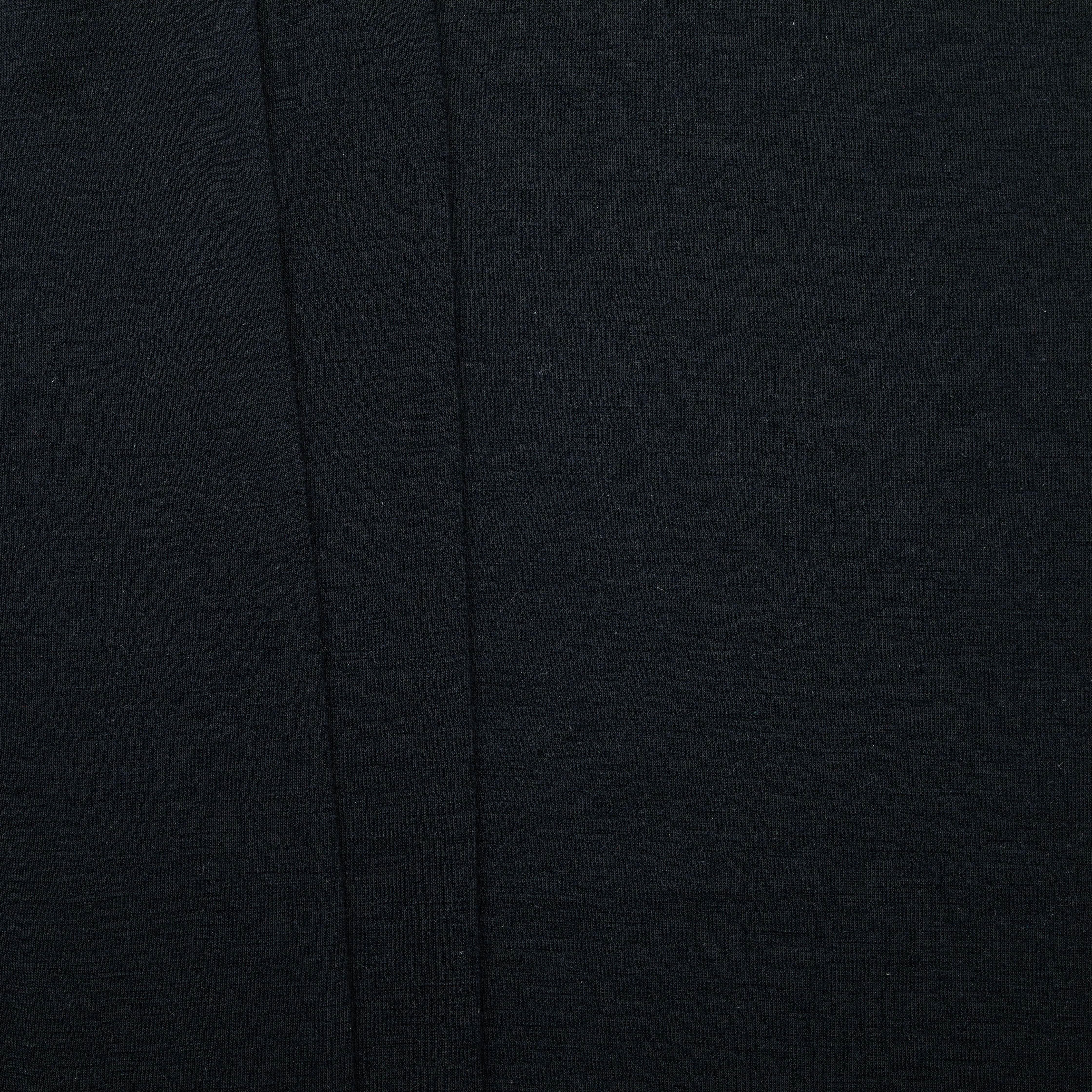 100% Merino 1x1 Rib - Black