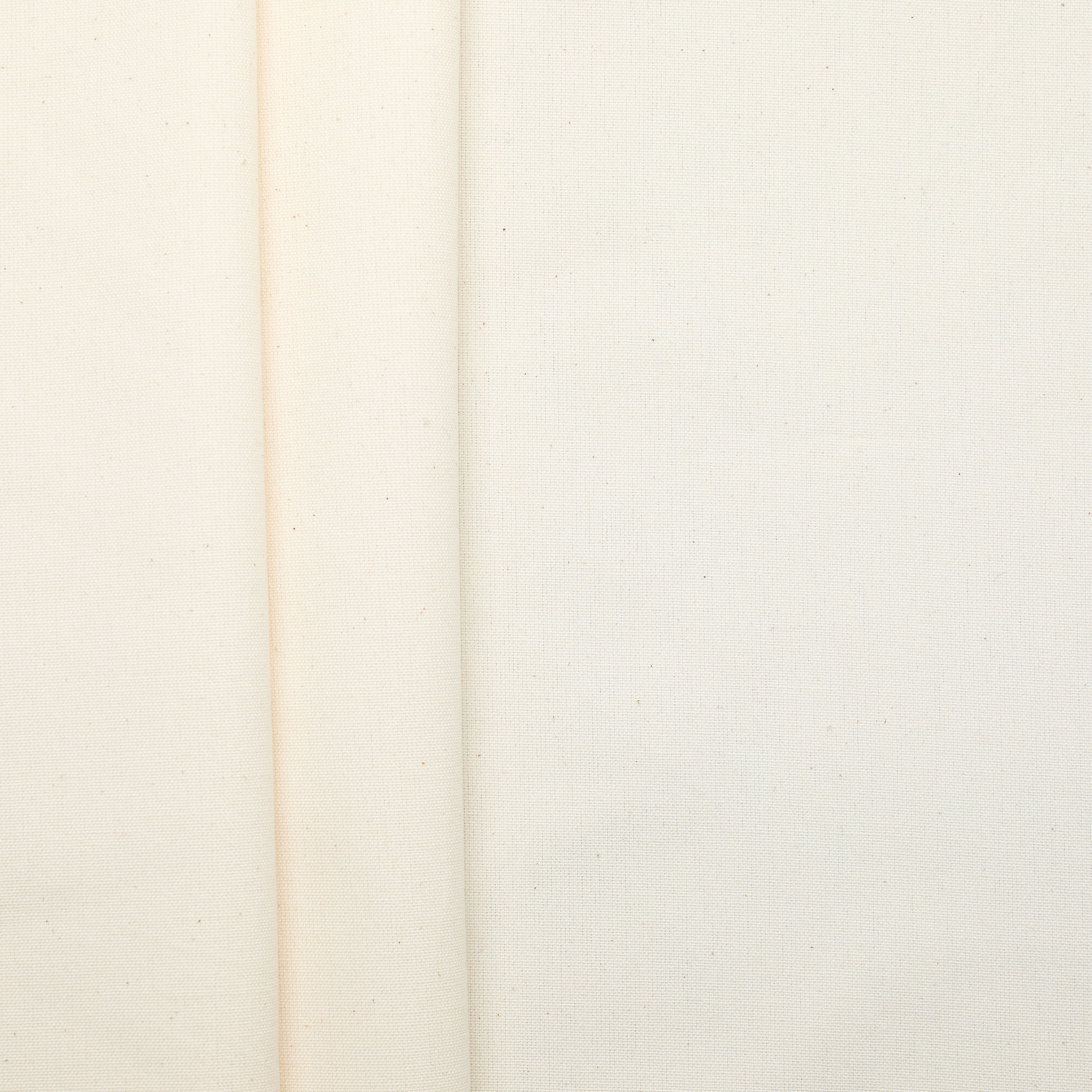 100% Cotton Canvas Calico - Undyed