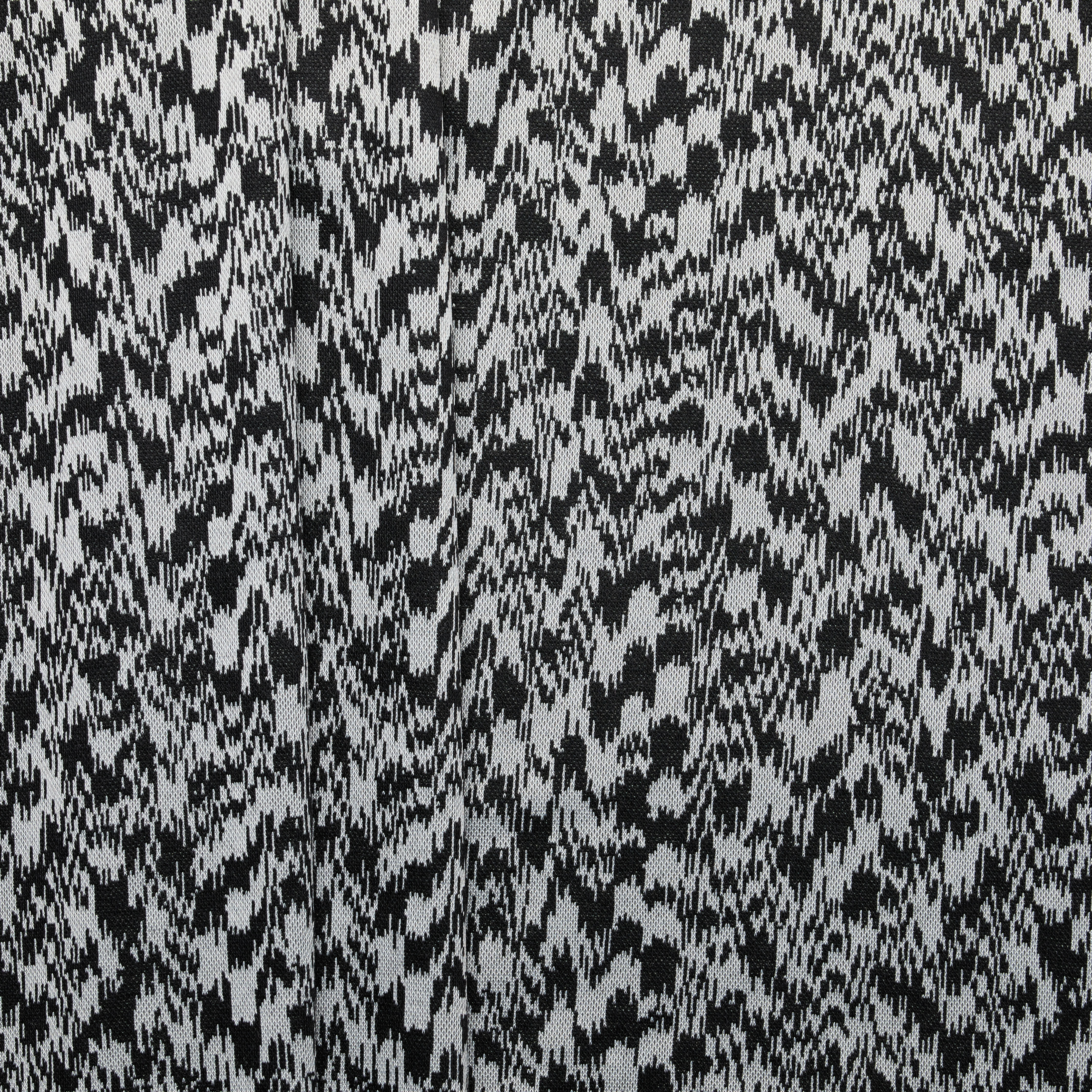 'Moss Storm' Jacquard Knit - Grey