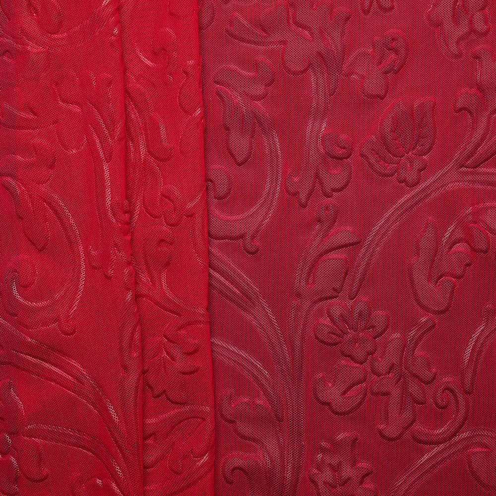 Emboss mesh - Red