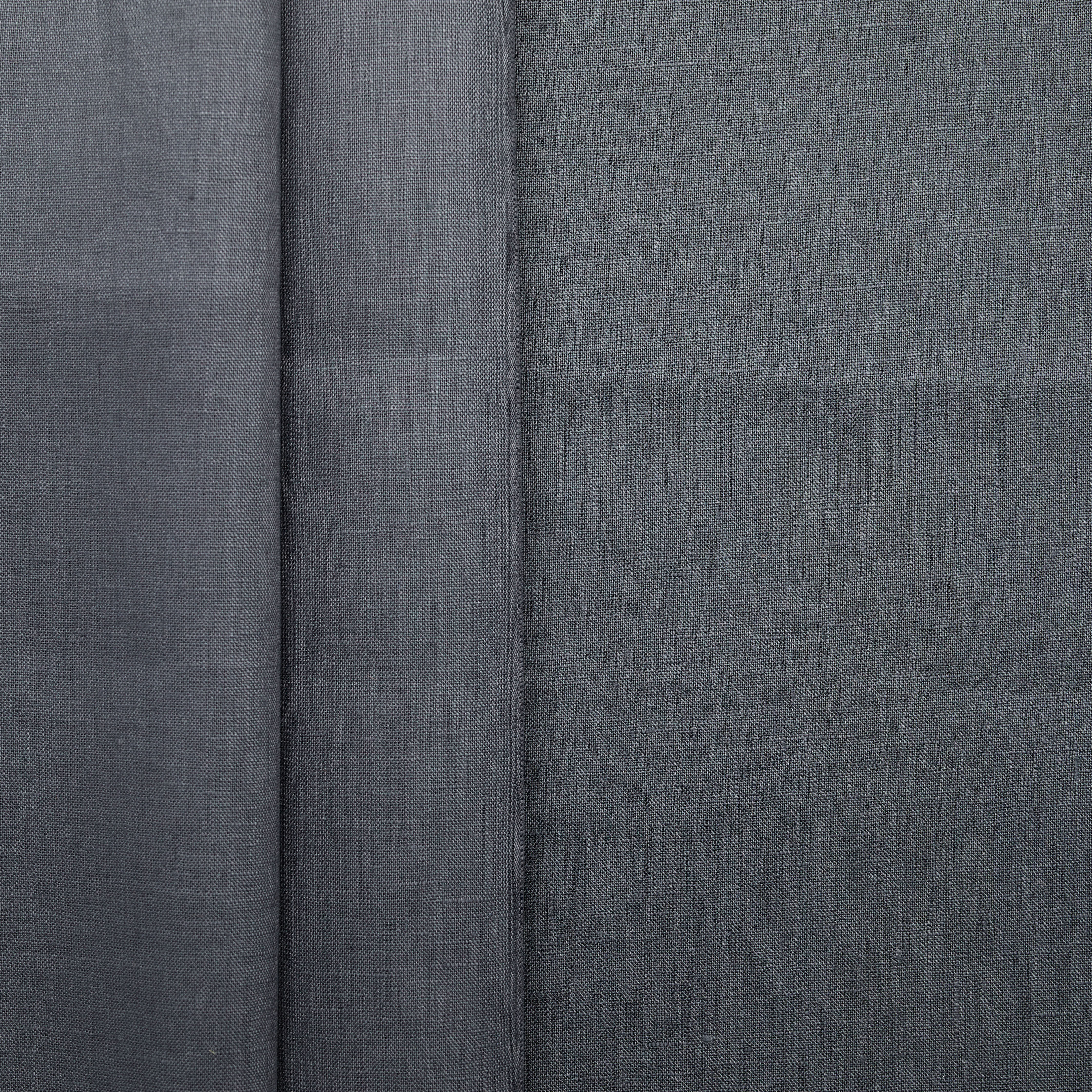 Running Stock - 100% European Linen - Graphite #117
