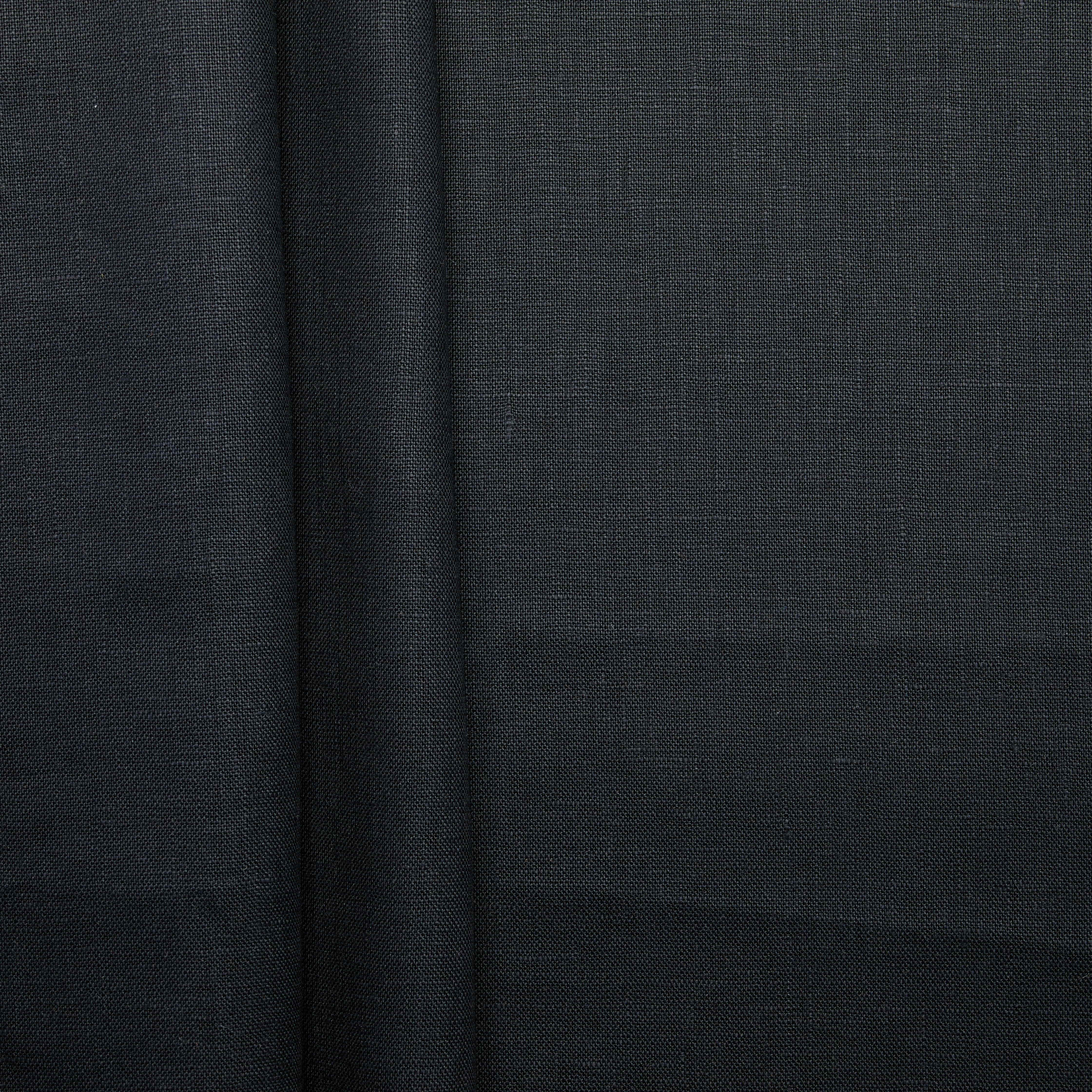 Running Stock - 100% European Linen - Black #3