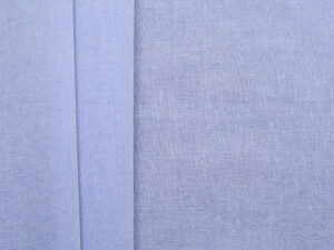 Running Stock - 100% Supima Yarn Dyed Cotton Poplin - Soft Blue