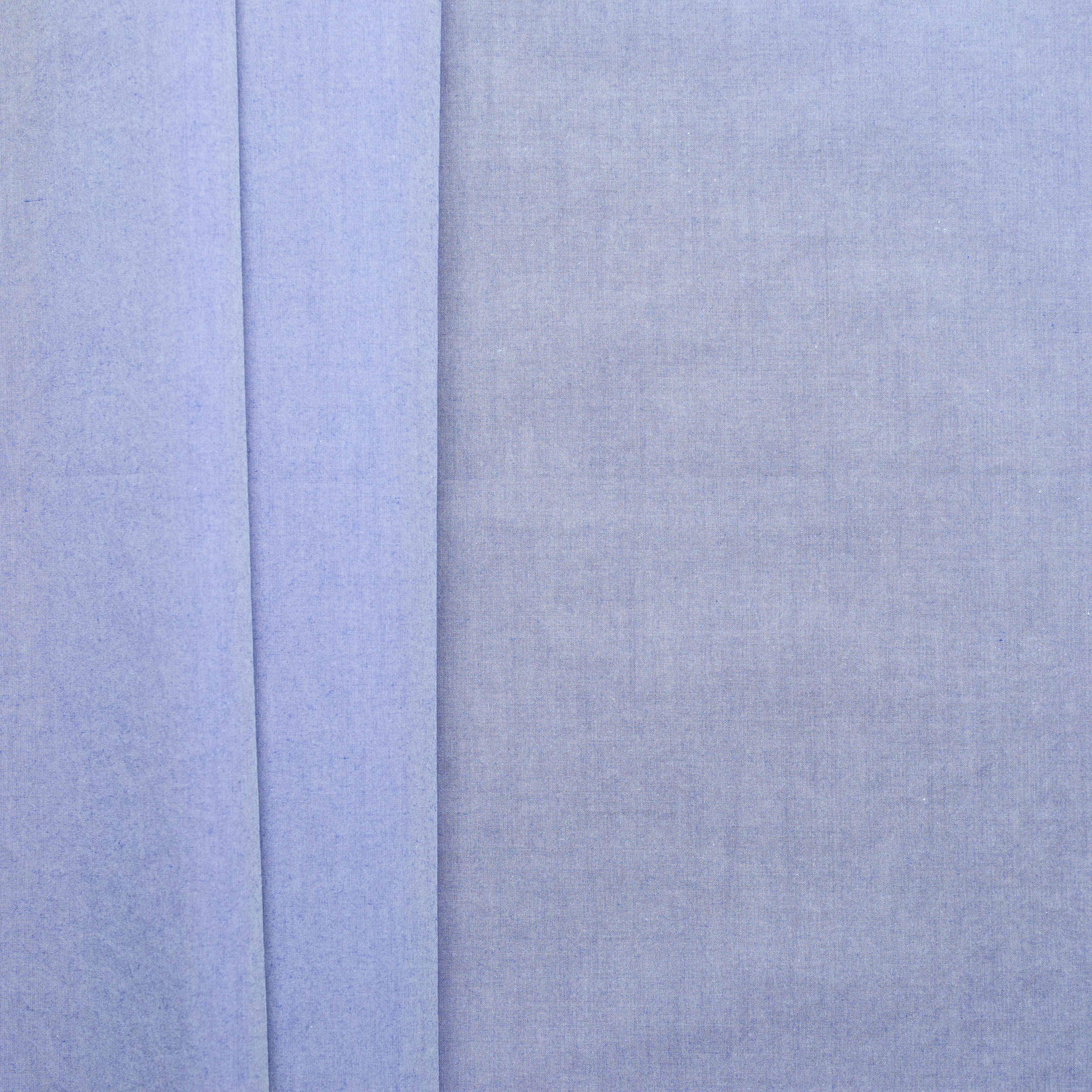 Running Stock - 100% Supima Yarn Dyed Cotton Poplin - Soft Blue