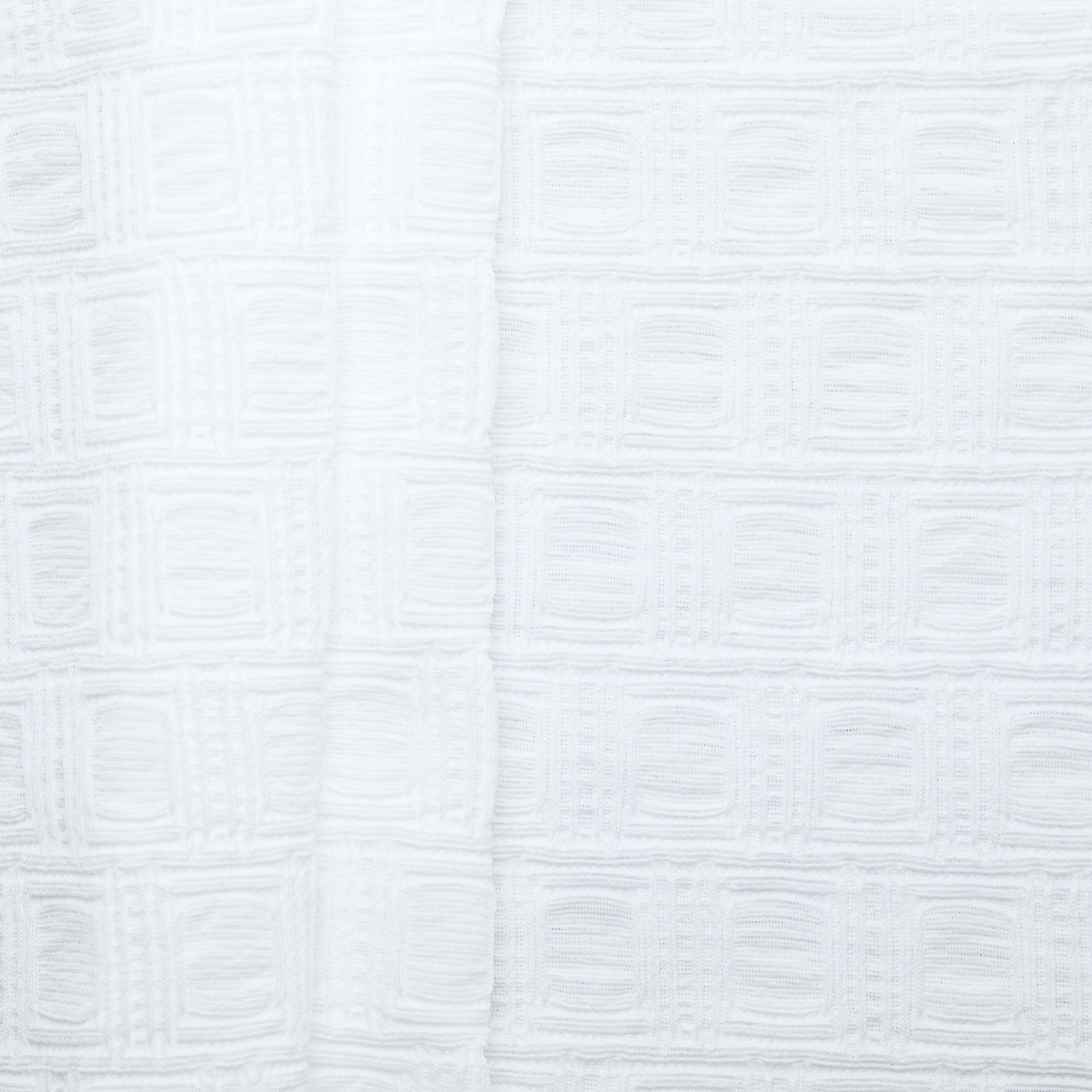 Squares Jacquard Knit Circular - PFD Undyed