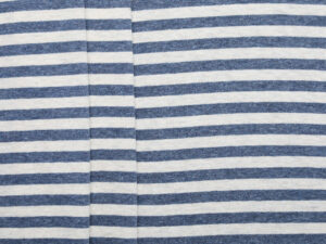 Japanese Linen/ Cotton Stripe Jersey - Steel