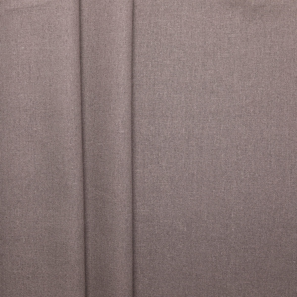Linen Viscose Plain Weave - Mauve Brown