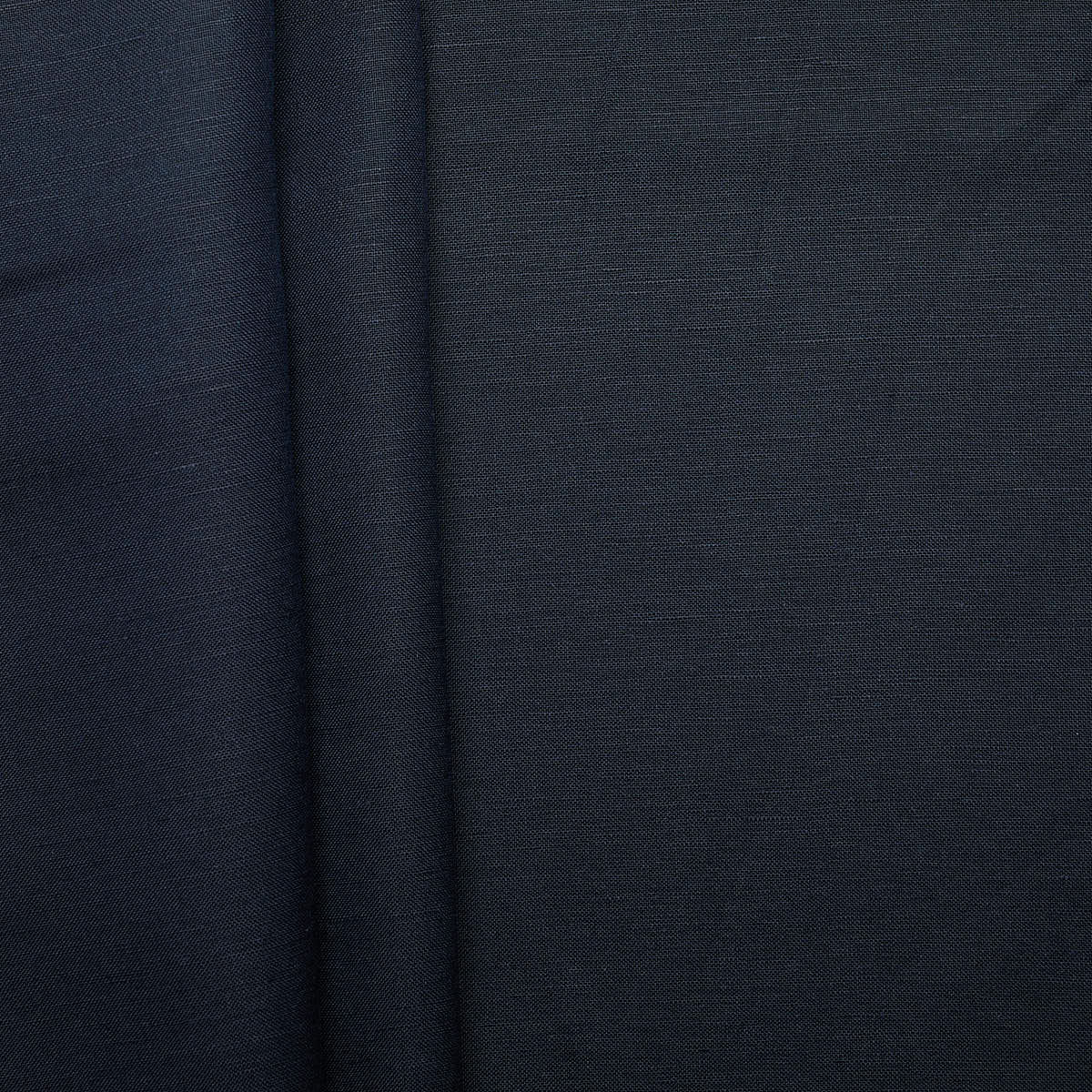 Linen Viscose Blend Woven - Navy