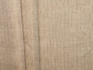 100% European Linen Herringbone Tailoring - Beige