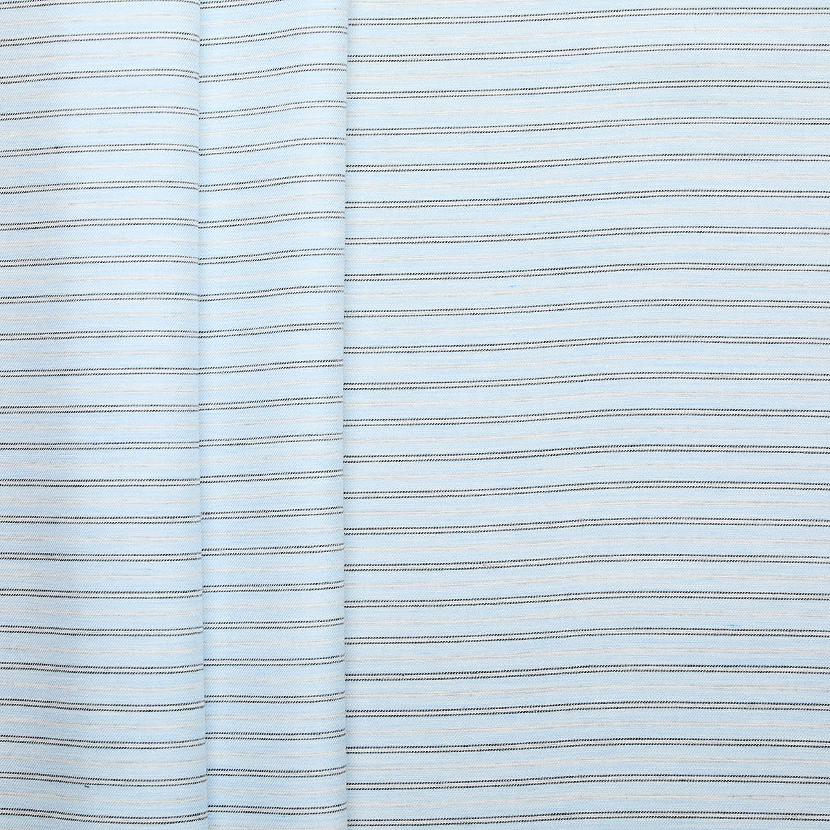100% Lyocell Color-Spun Stripe - Blue