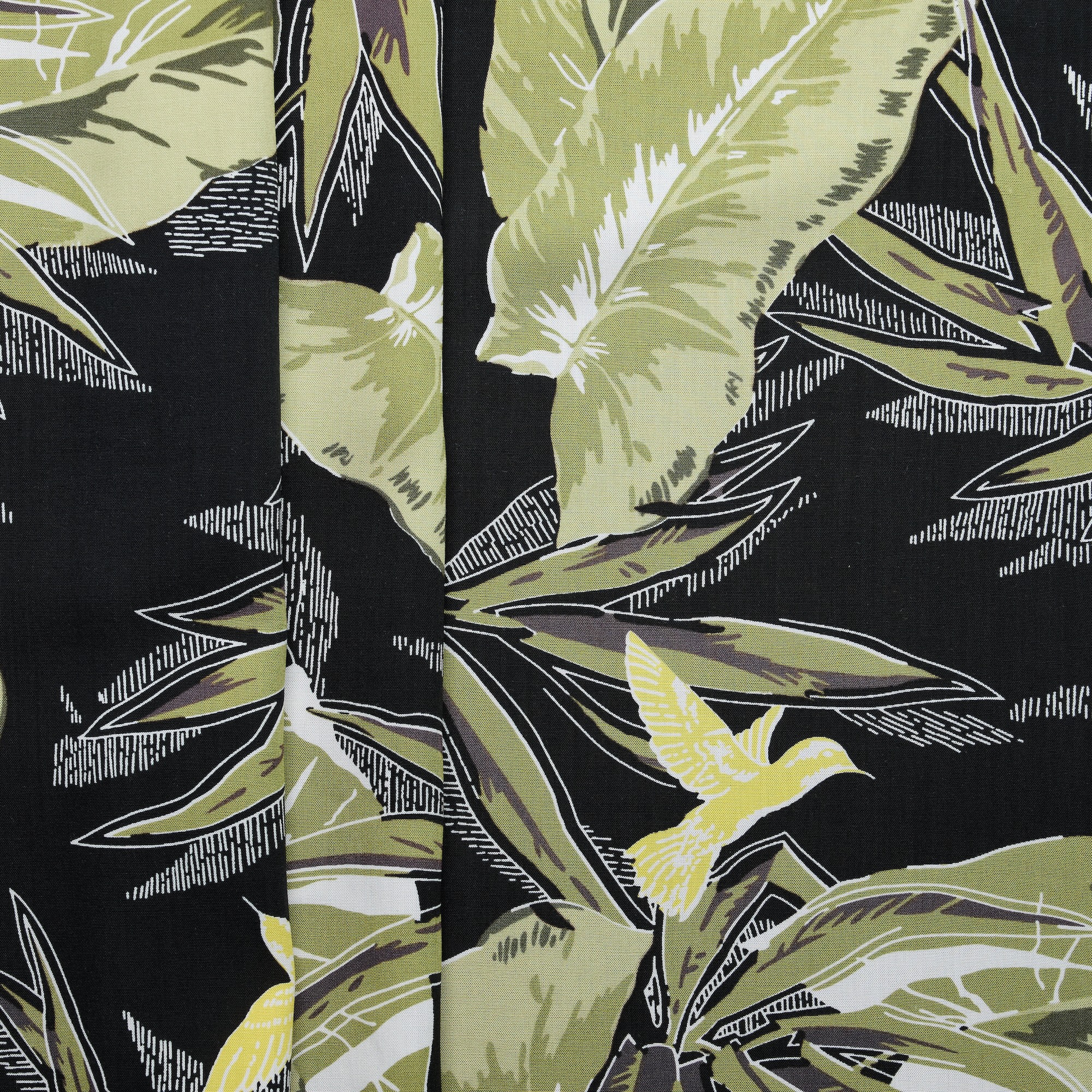 100% Viscose Leaf Print - Multicolour