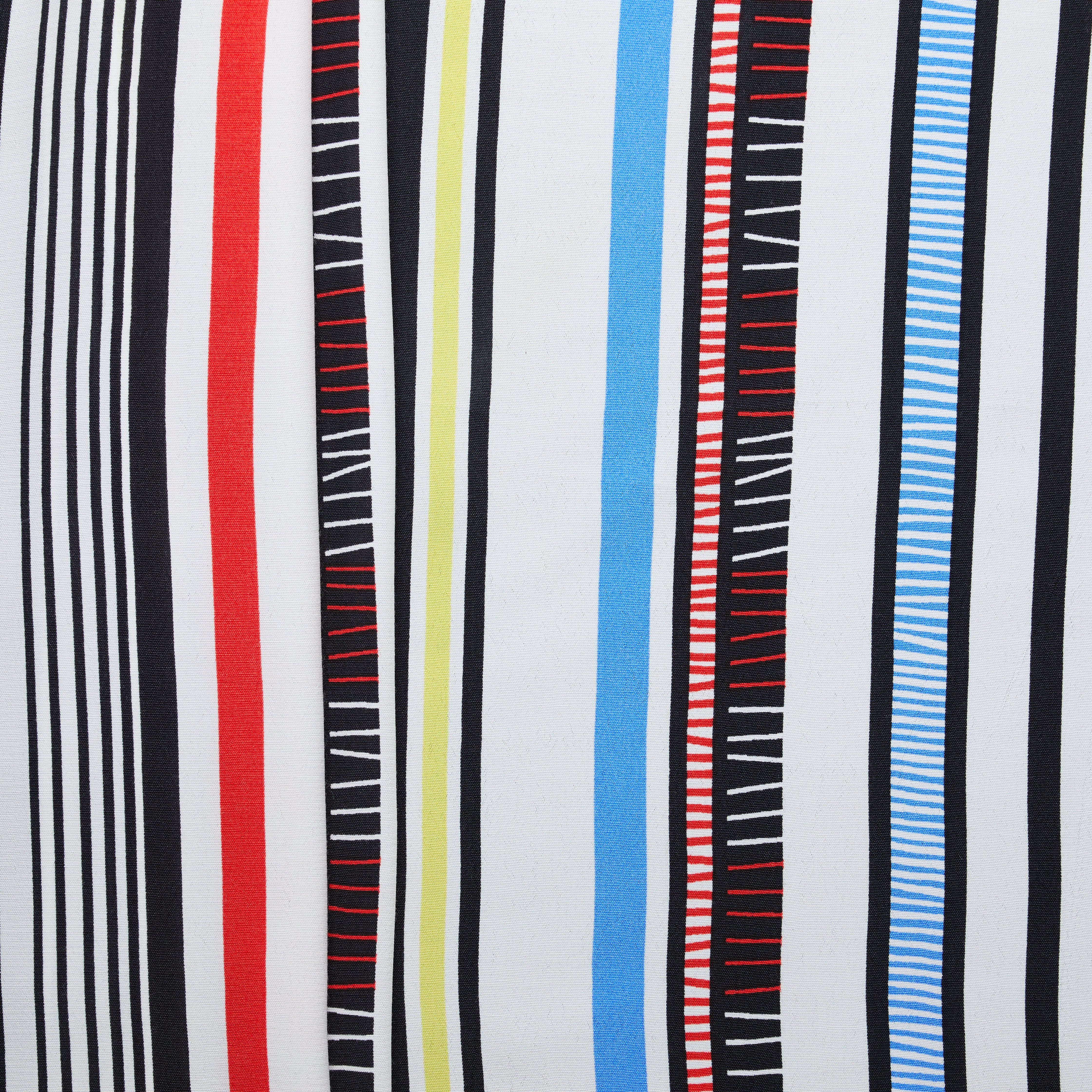 100% Viscose Stripe Print - Multicolour