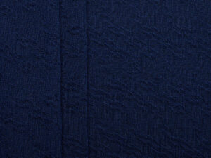 100% Wool Fair Ground Fan Stitch Jacquard - Ultramarine