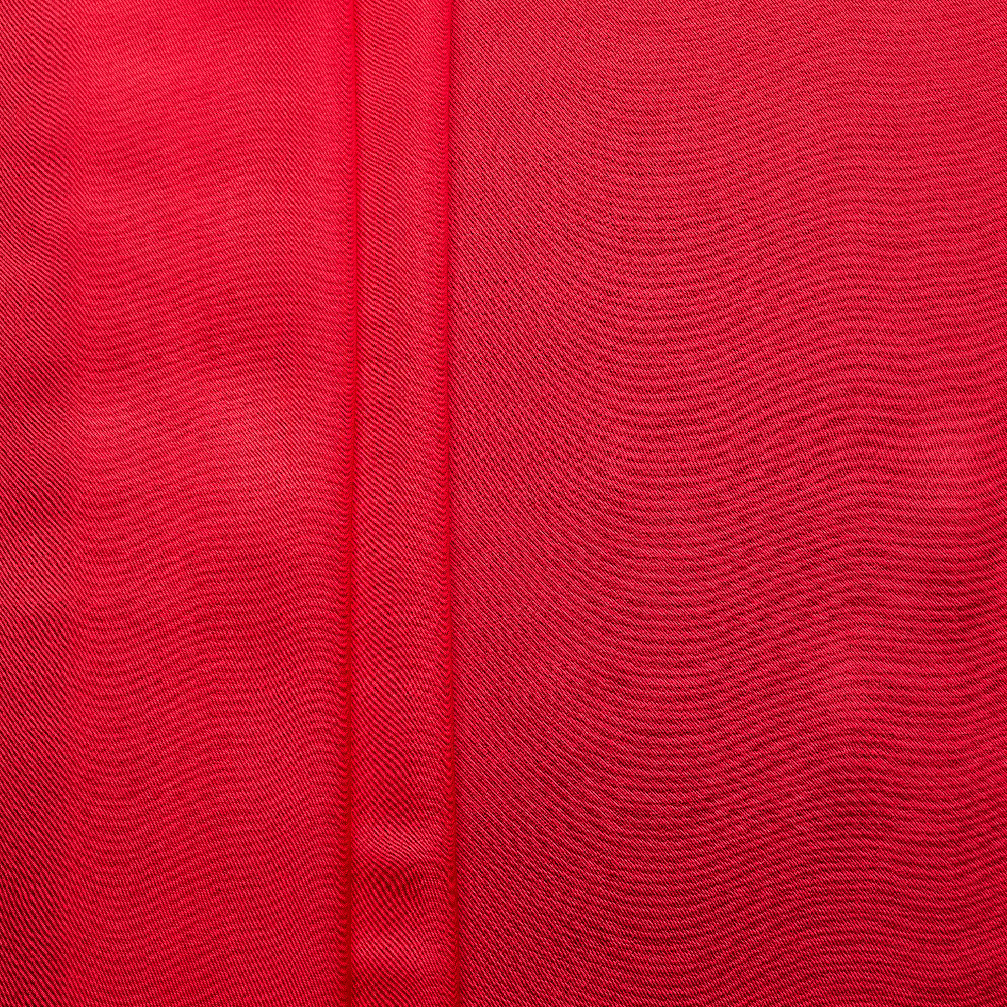 100% Viscose Satin - Red