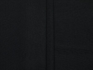 Heavy Stretch Crepe de Chine - Black