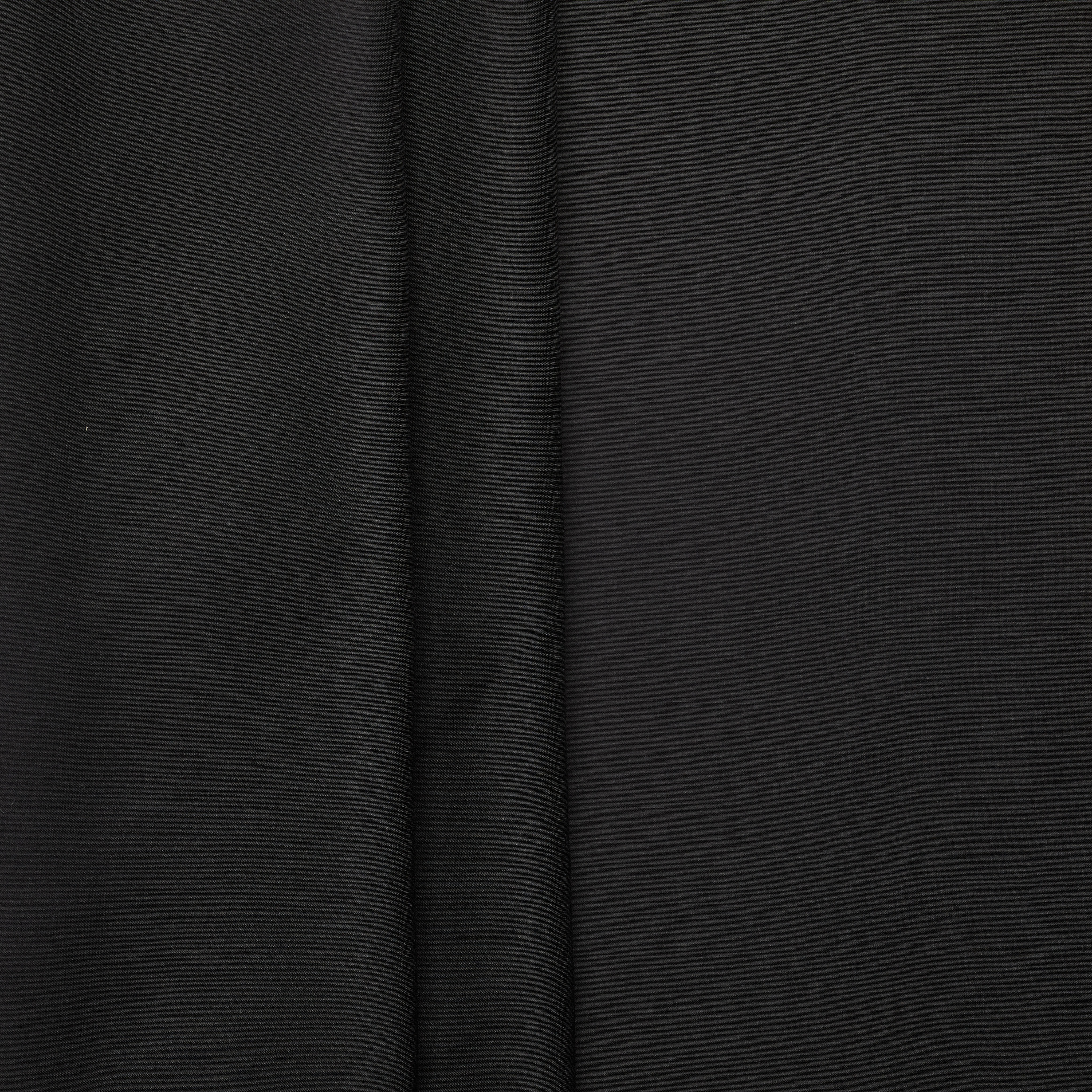 Silk Cotton Plain Weave - Black