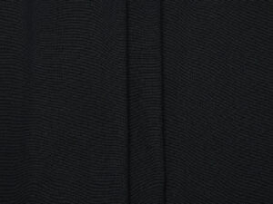 Silk Stretch Crepe de Chine - Black