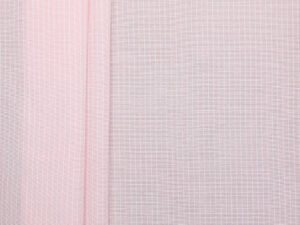 Silk Blend Yarn Dyed Stripe Woven - Pink