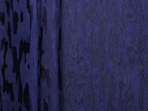 Viscose Lyocell Jacquard - Navy