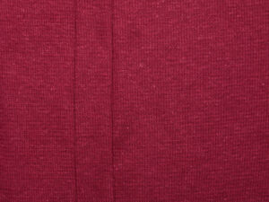 Hemp Organic Cotton Waffle Jersey - Burgundy