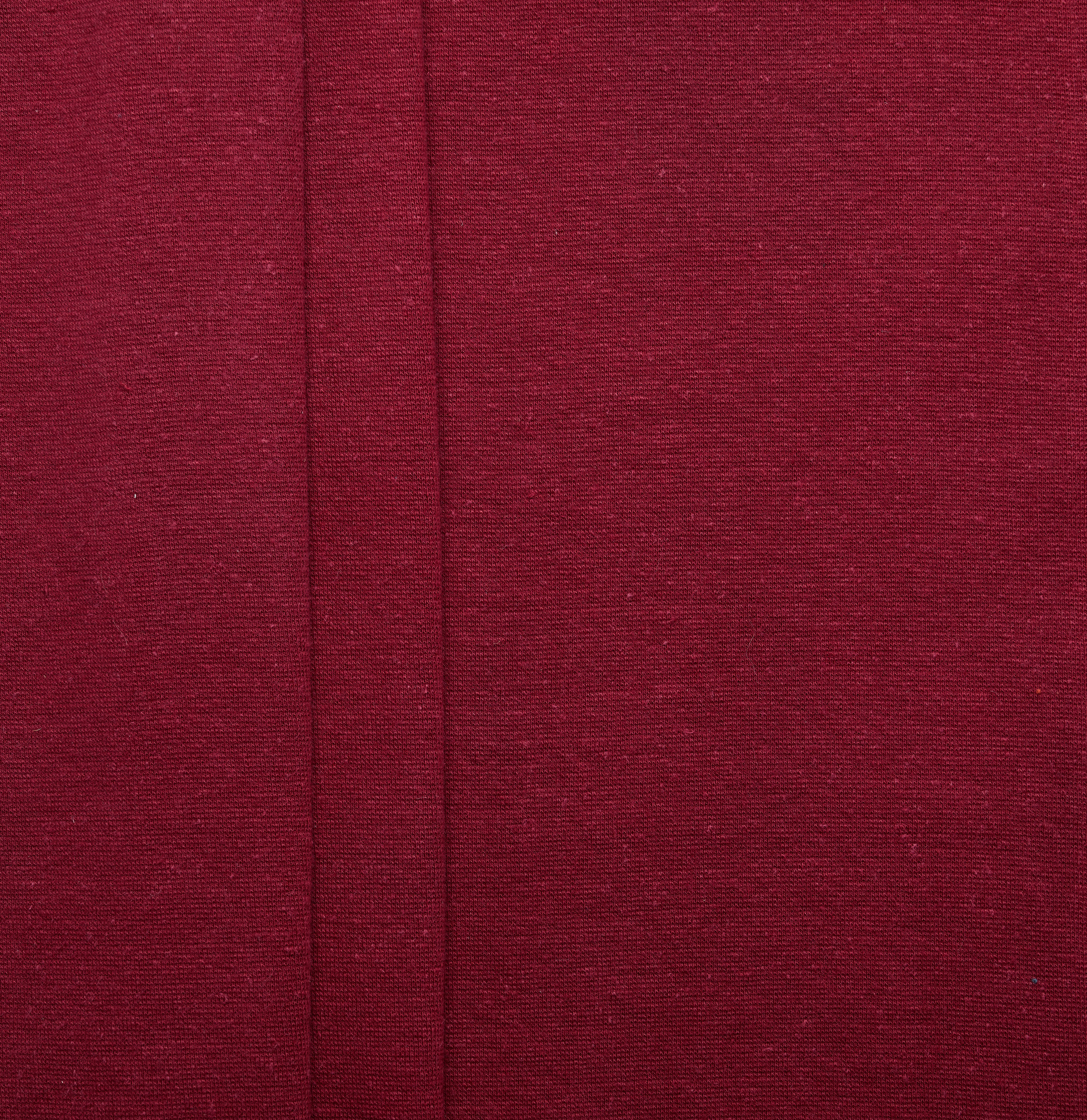 Hemp Cotton Ribbing (Circular) - Burgundy