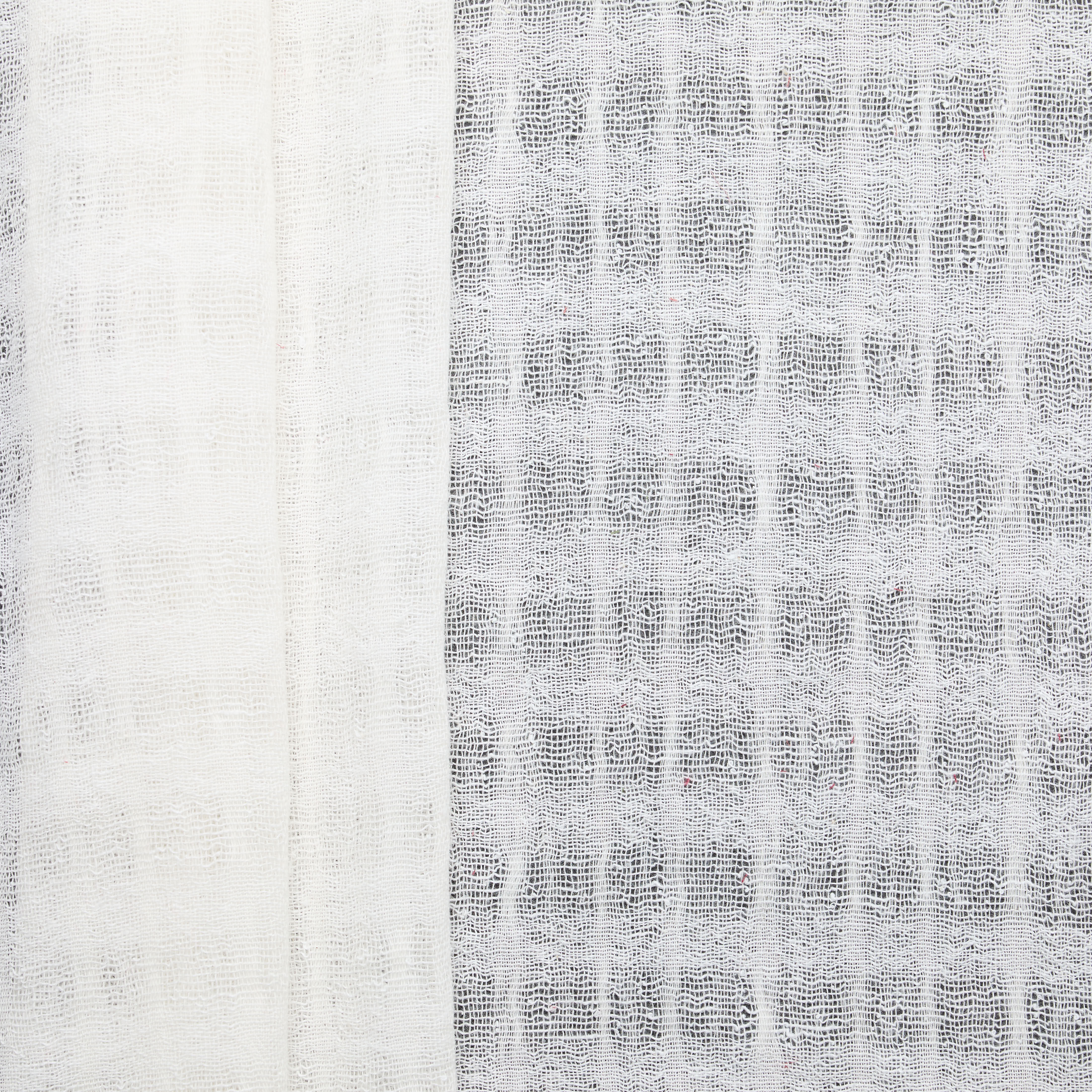 Linen Blend Mesh - White PFD