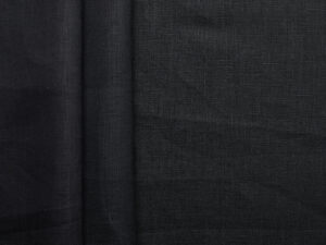 100% European Flax Midweight Linen - Black 30 (Running Stock)