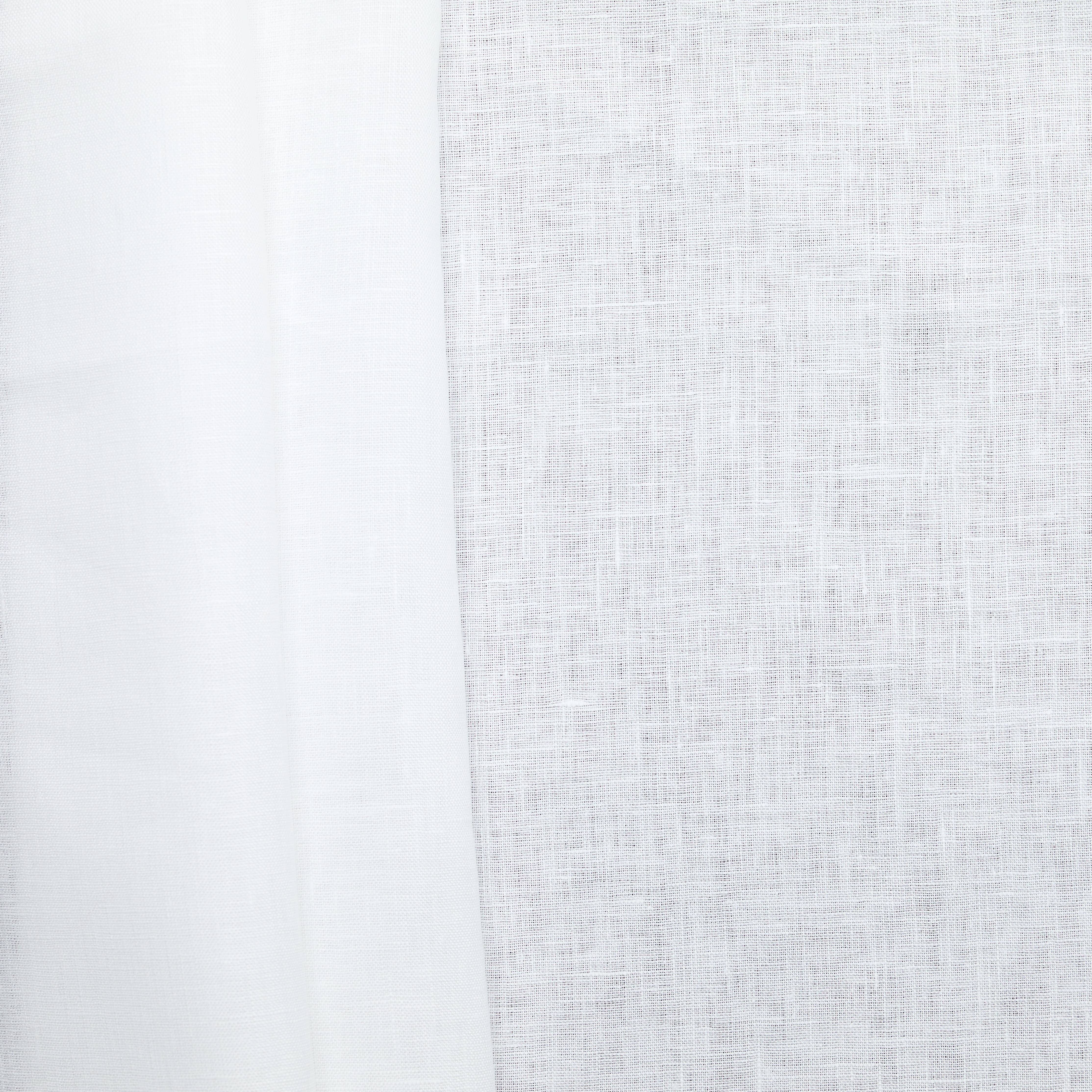 100% European Flax Midweight Linen - White 1 (Running Stock)