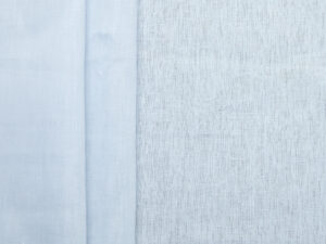 100% European Flax Light Weight Shirting - Pale Blue