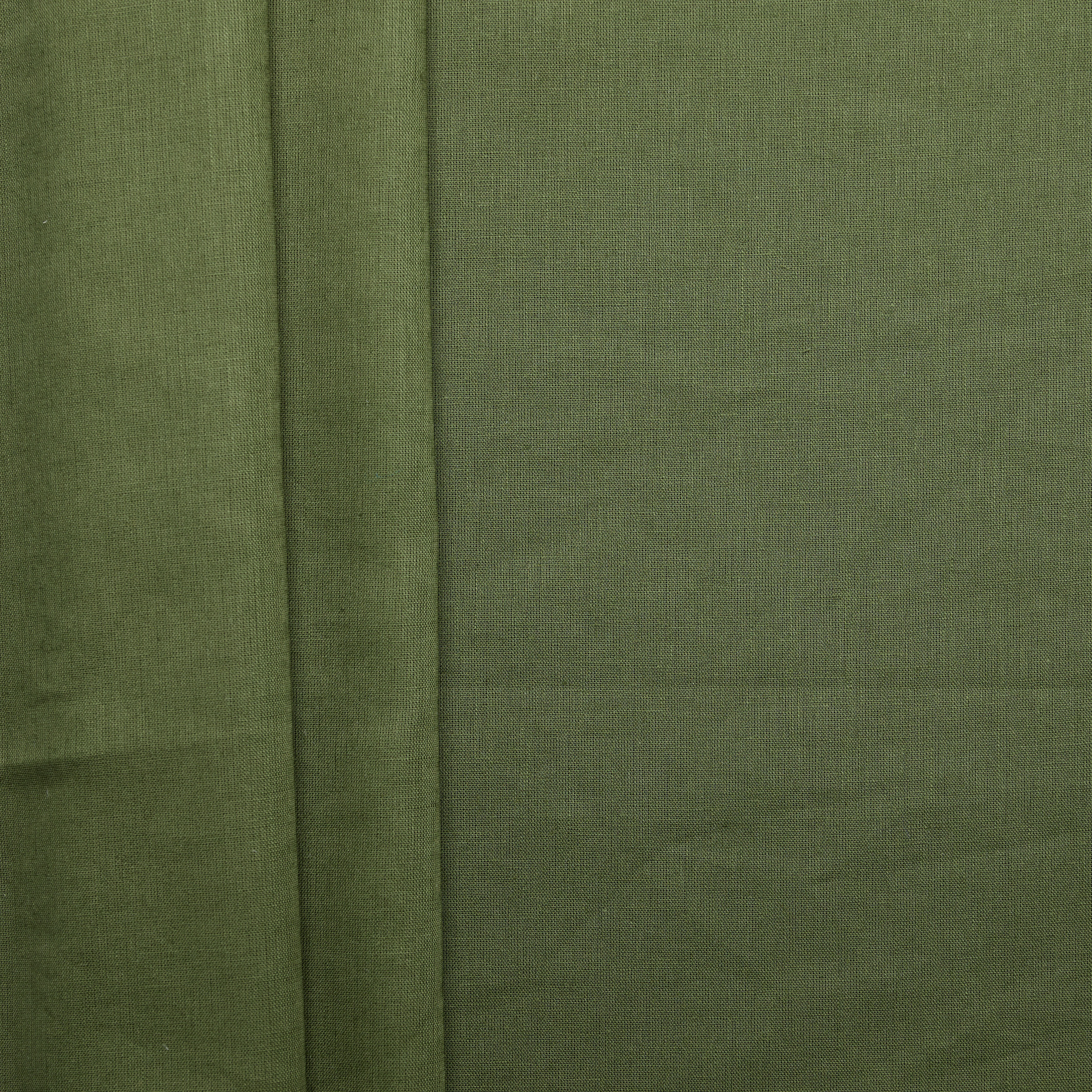 Lightweight Linen Cotton Blend - Khaki Green