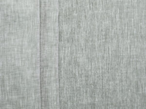 100% European Flax Chambray - Grey (Running Stock)