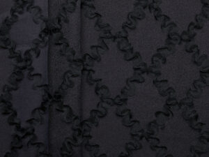 Poly Acetate Diamond Embroidery - Black