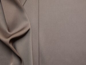 Silk Spandex Double Georgette - Deep Taupe