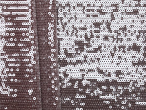 Stretch Sequin - Chocolate