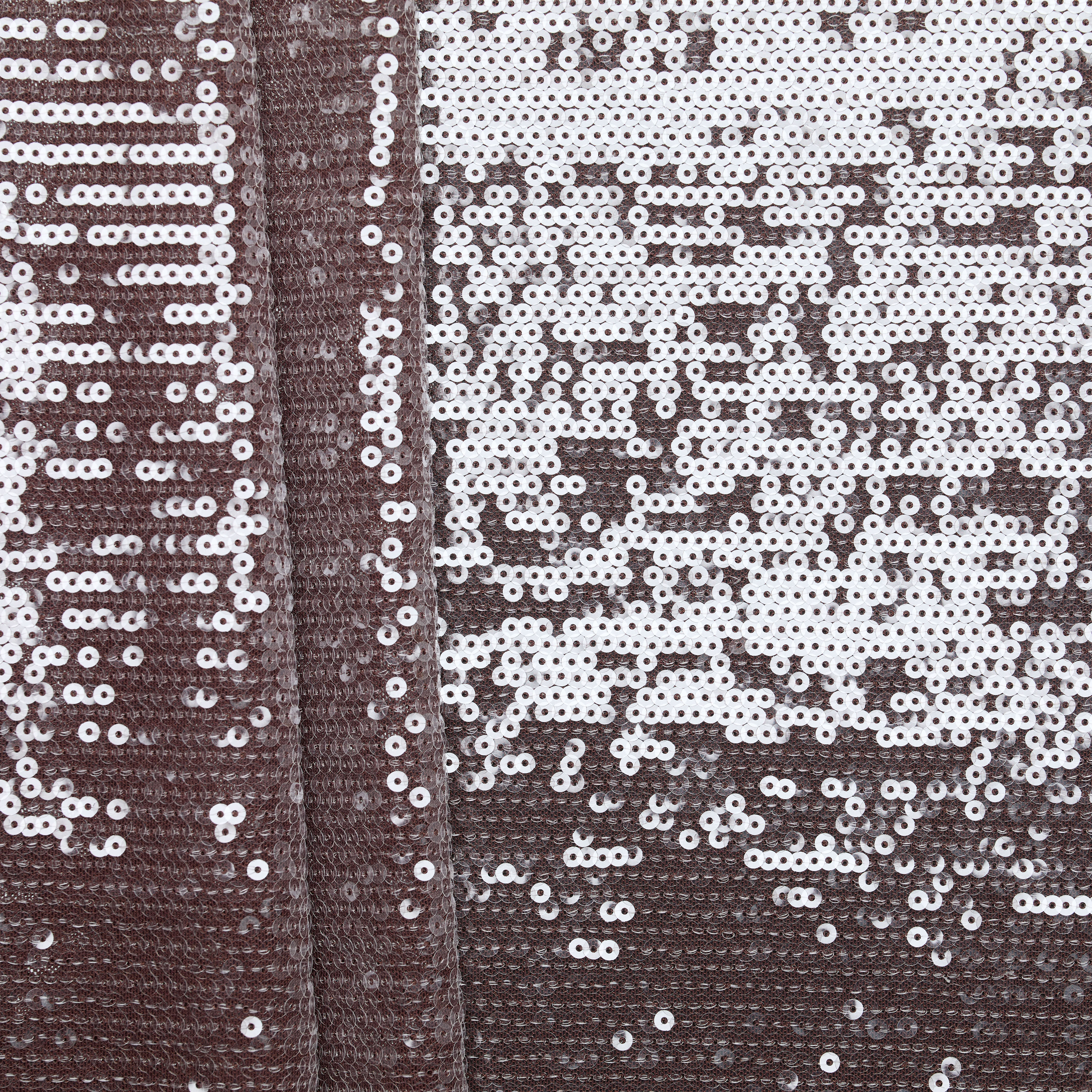 Stretch Sequin - Chocolate
