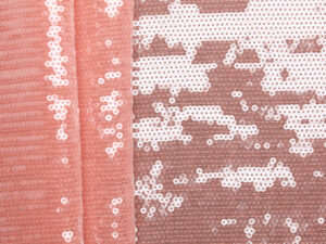 Stretch Sequin - Peach