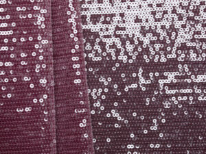 Stretch Sequin - Wine