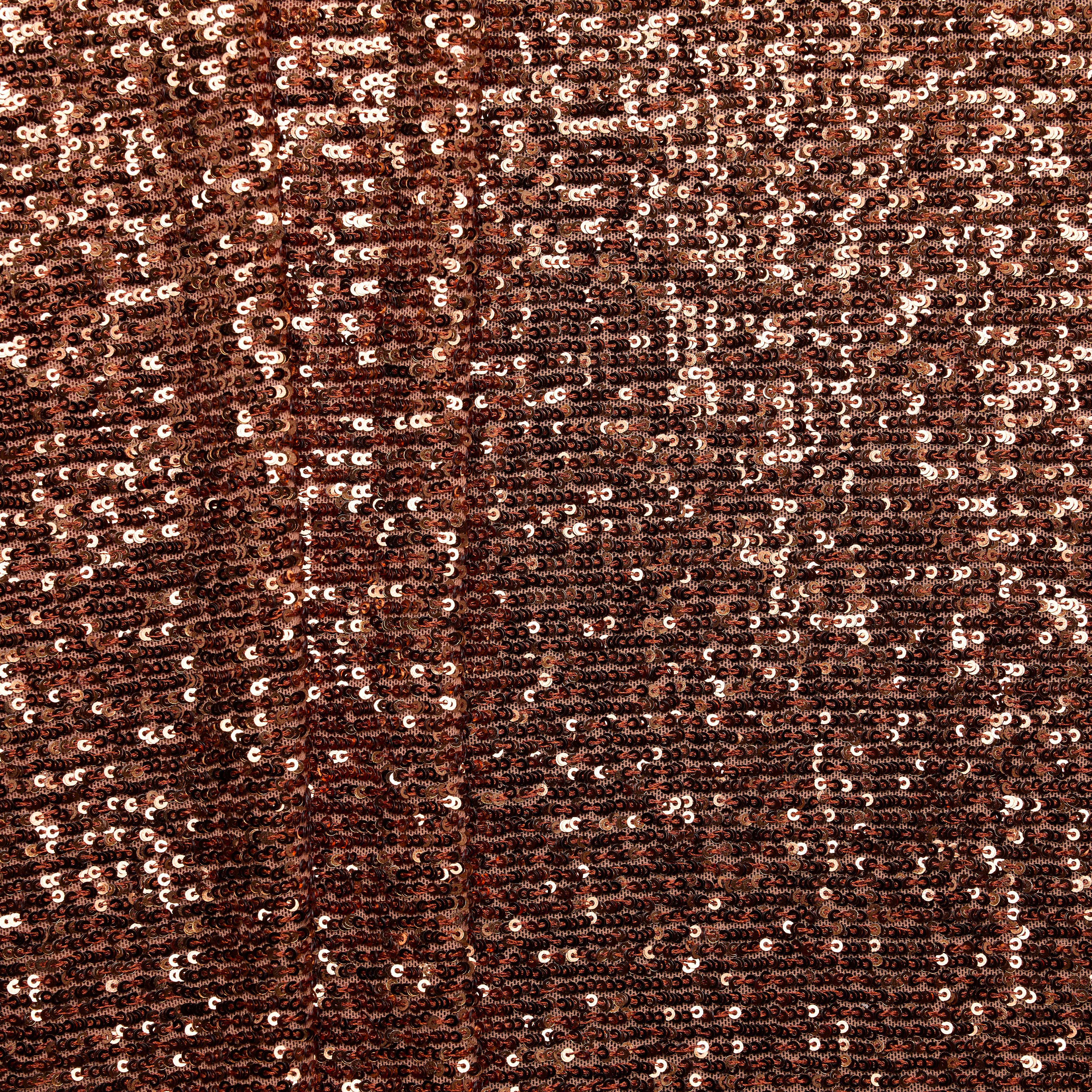 Stretch Mesh Sequin - Caramel