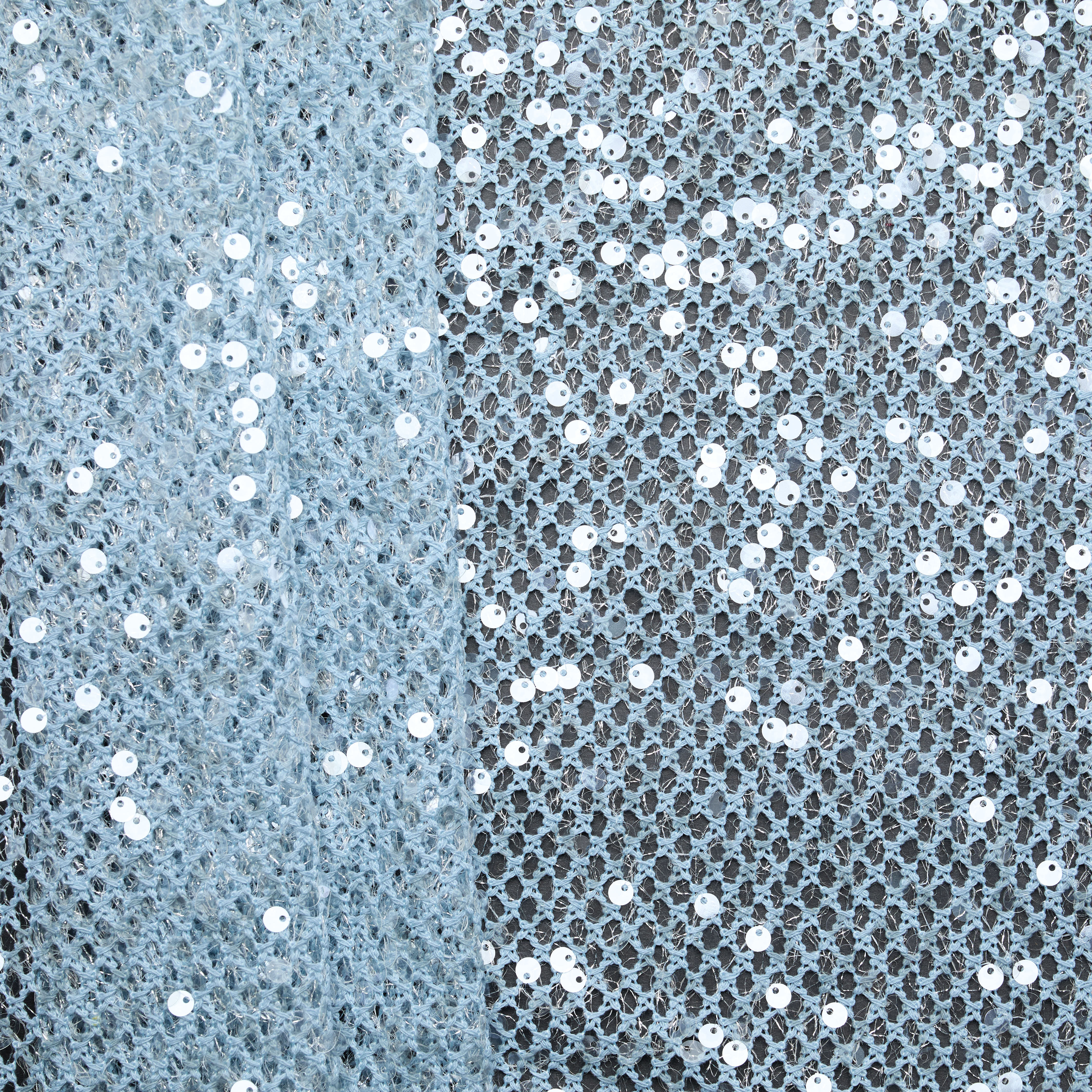 Crochet Sequin - Blue